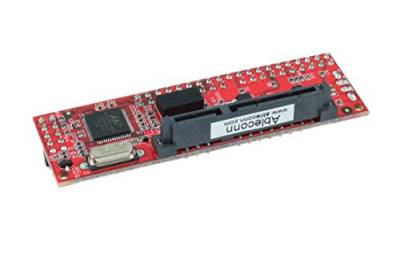 Ableconn IDE40-SAT SATA Festplatte oder optisches Laufwerk auf IDE 40-Pin Mini Vertikaler Adapter - SATA HDD / SSD / ODD auf 40Pin IDE PATA Motherboard Konverter von Ableconn