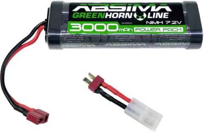 Absima Modellbau-Akkupack (NiMh) 7.2V 3000 mAh Zellen-Zahl: 6 Hardcase T-Buchse, Tamiya-Buchse von Absima