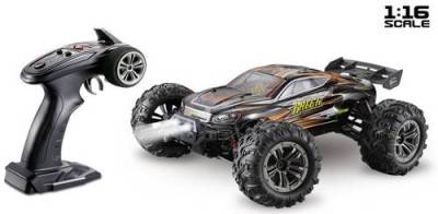 Absima Racer Schwarz, Orange Brushed 1:16 RC Modellauto Elektro Truggy Allradantrieb (4WD) RtR 2,4GH von Absima