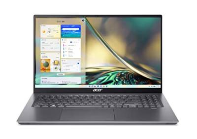 Acer Swift X (SFX16-51G-50UP) Ultrabook/Laptop | 16" FHD Display | Intel Core i5-11320H | 16 GB RAM | 512 GB SSD | NVIDIA GeForce RTX 3050 | Windows 11 | QWERTZ Tastatur | grau von Acer