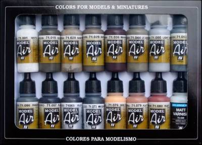 Weathering - Farbset - 16 x 17 ml von Acrylicos Vallejo