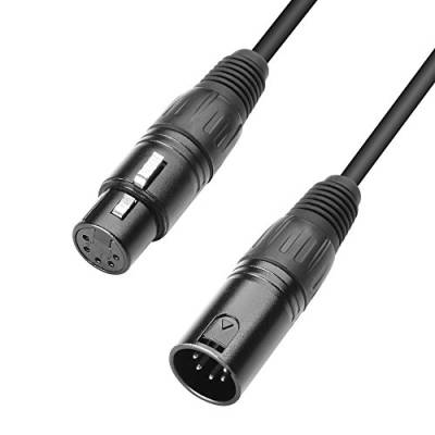 Adam Hall Cables 3 STAR DGH 0150 - DMX Kabel XLR male 5 Pol auf XLR female 5 Pol 1,5 m von Adam Hall