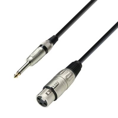 Adam Hall Cables K3MFP0600 Mikrofonkabel XLR female auf 6,3mm Klinke mono 6m von Adam Hall
