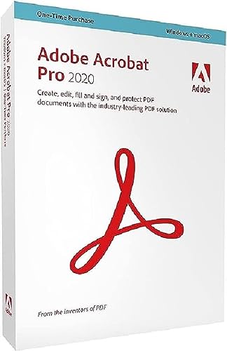 ADOBE Acrobat Pro 2020-1 utilisateur - Version boîte von Adobe