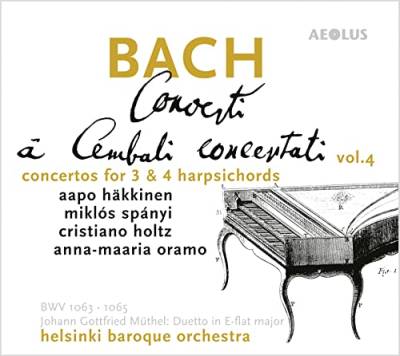J. S. Bach: Concerti a Cembalo Concertato Vol. 4 von Aeolus