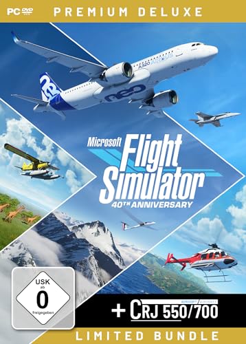 Microsoft Flight Simulator Premium Deluxe + CRJ 550/700 Limited Bundle von Aerosoft