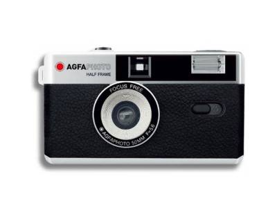 AgfaPhoto Reusable Half Frame Photo Camera schwarz Kompaktkamera von AgfaPhoto