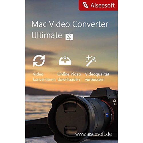 Video Converter Ultimate MAC Vollversion- 1 Jahr Lizenz (Product Keycard ohne Datenträger)- von Aiseesoft