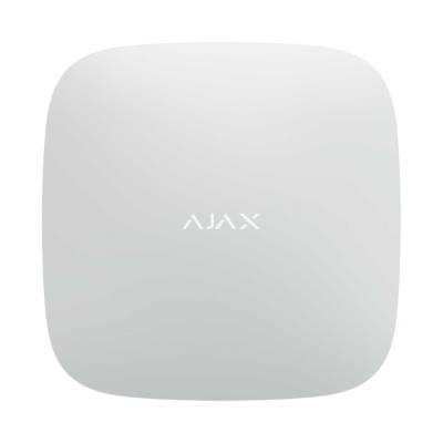 AJAX Alarmzentrale Hub 2 4G Jeweller (LTE-Mobilfunkmodul GSM LAN GPRS APP Steuerung Weiß) von Ajax Systems