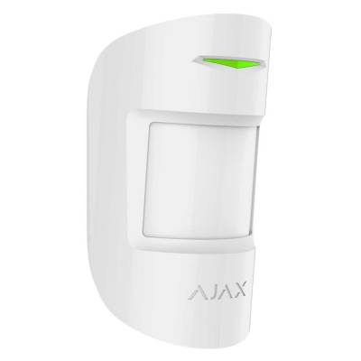 AJAX Funk Bewegungsmelder Innen MotionProtect Plus mit Mikrowellen Sensor & Tierimmun Weiss von Ajax Systems