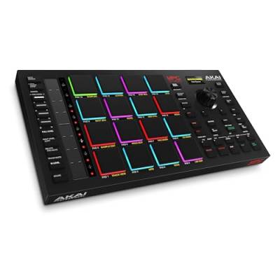 Akai Professional MPC Studio - MIDI-Controller Beat Maker mit 16 anschlagsdynamischen RGB Pads, MPC Software, zuweisbarem Touch Strip & LCD Display von Akai