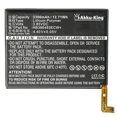 Akku-King Akku kompatibel mit Huawei HB386483ECW+ - Li-Polymer 3300mAh - für G9 Plus, Honor 6X, Maimang 5, Nova Plus, BLN-AL10, BLN-AL20, BLN-L21 von Akku-King
