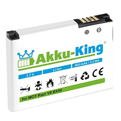 Akku-King Akku kompatibel mit Motorola BX50 - Li-Ion 900mAh - für Razr V9, Razr2 V9, Zine ZN5, SNN5806 von Akku-King