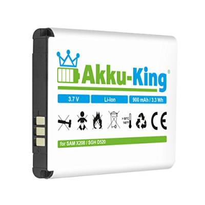 Akku-King Akku kompatibel mit Samsung BST3108BE Li-Ion - für SGH-D520 C520 C3750 D520 D720 E420 E500 E900 E1080W E1190 M150 von Akku-King