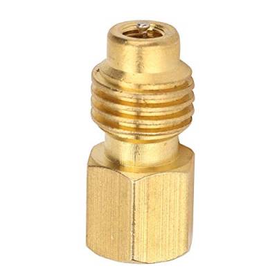 Adapter 1/4SAE Buchse auf 1/2ACME Adapter Stecker für R134A Auto Klimaanlage von Akozon