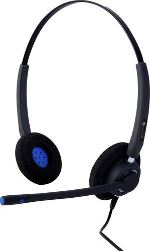 Alcatel-Lucent Enterprise AH 22 U Telefon On Ear Headset kabelgebunden Schwarz Mikrofon-Rauschunterd von Alcatel-Lucent Enterprise