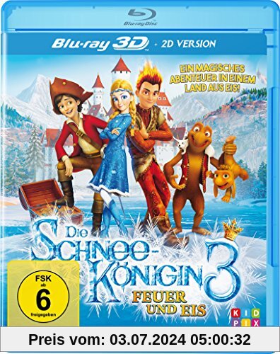 Die Schneekönigin 3 - Feuer und Eis  (inkl. 2D-Version) [3D Blu-ray] von Aleksey Tsitsilin