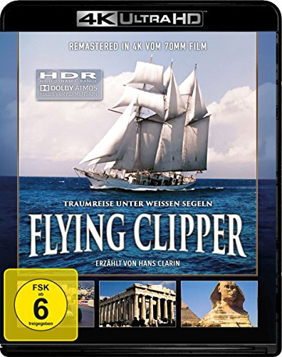 Flying Clipper - Traumreise unter weißen Segeln (4K Ultra-HD) [Blu-ray] von Alive AG