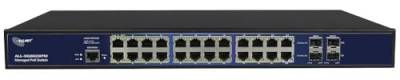 Allnet ALL-SG8626PM Netzwerk Switch 24 + 4 Port 52 GBit/s PoE-Funktion von AllNet