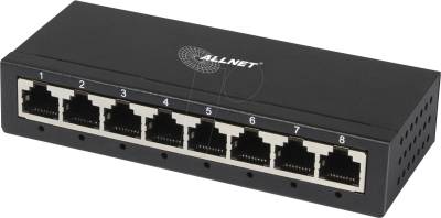 ALLNET ALLSG808 - Switch, 8-Port, Gigabit Ethernet von Allnet