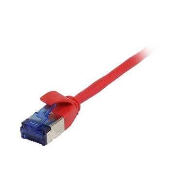 Allnet ALLNET Patchkabel RJ45, CAT6A 500Mhz, 3m, rot, U/FTP, slimline rund... Netzwerkkabel von Allnet