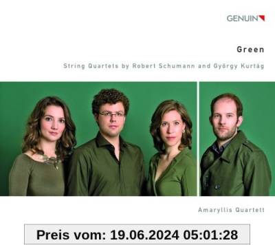 Green-Streichquartette von Schumann und Kurtág von Amaryllis Quartett