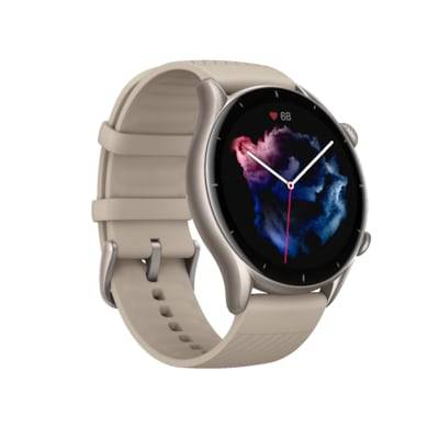 Amazfit GTR 3 Smartwatch Aluminium-Gehäuse, Moonlight Grey, Amoled-Display von Amazfit