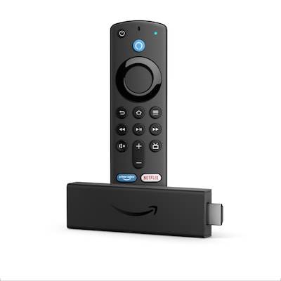 Amazon Fire TV Stick mit Alexa-Sprachfernbedienung (mit TV-Steuerungstasten) - HD-Streaminggerät von Amazon