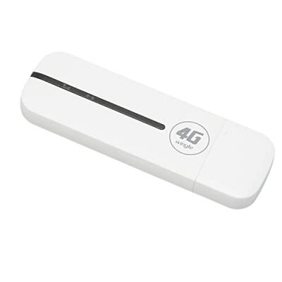 Annadue 4G LTE USB WLAN Modem, Tragbarer WLAN Router Pocket Mobile Network Hotspot USB Modem, Hochgeschwindigkeits Reise Hotspot Router für Auto Im Freien, Unterstützut B1 B3 B5 von Annadue