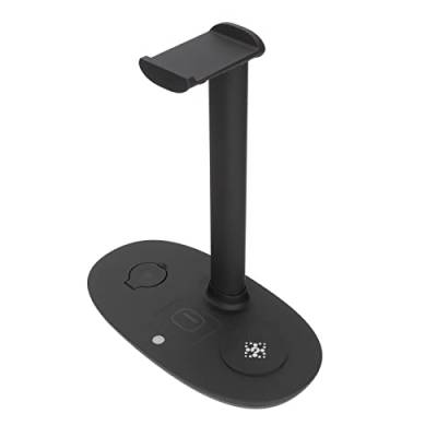 Kopfhörerständer 4 in 1 Wireless Charger Stand QI Standard Fast Wireless Charging Hanger Ladestation Dock mit Headset-Halter von Annadue