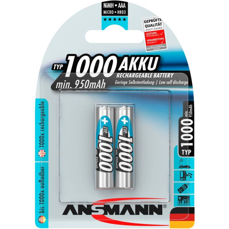 1000mAh NiMh Professional, Akku von Ansmann