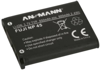 ANS 1400-0036 - Akku, Digitalkamera, kompatibel, 650 mAh, Fujifilm von Ansmann
