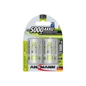 ANSMANN - Batterie 2 x D Typ NiMH 5000 mAh (5030922) von Ansmann