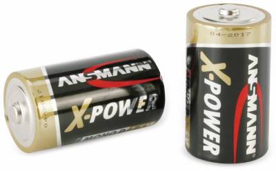 ANSMANN Mono-Batterie, XPower, 18000mAh, 2 Stück von Ansmann