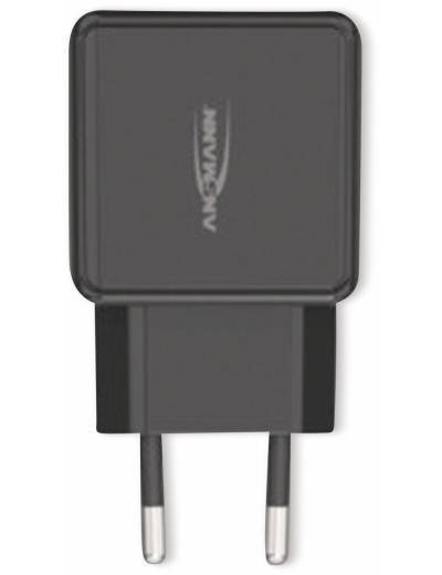 ANSMANN USB-Ladegerät HomeCharger HC218PD, 5 - 12V, 3000 mA, schwarz von Ansmann