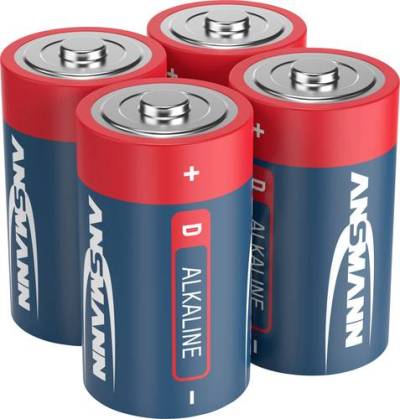 Ansmann LR20 Red-Line Mono (D)-Batterie Alkali-Mangan 1.5V 4St. von Ansmann