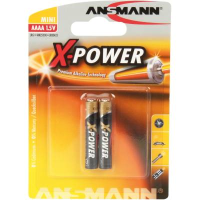 X-Power Alkaline Batterie Mini AAAA / LR08 von Ansmann
