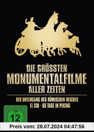 Die größten Monumentalfilme aller Zeiten [3 DVDs] von Anthony Mann