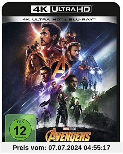Avengers: Infinity War 4K Ultra HD [Blu-ray] von Anthony Russo