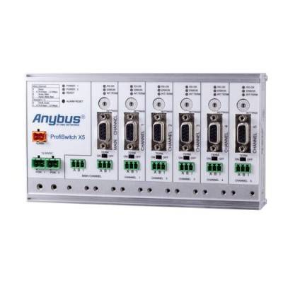 Anybus 17030X ProfiSwitch X5 Repeater Relais, Profibus 1St. von Anybus