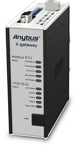 Anybus AB7850 PROFIBUS DP-V0 Slave/Modbus-RTU Slave Gateway 24 V/DC 1St. von Anybus