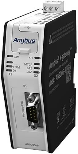 Anybus AB9006 Modbus-TCP Master/EtherNet/IP 2-Port Slave Gateway 24 V/DC 1St. von Anybus
