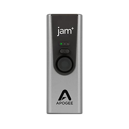 Apogee JAM PLUS digitales Interface (Mobiles Digital Audio Interface, AD/DA-Wandler für Computer und iOS Geräte, USB micro Port, Recording und Monitoring) von Apogee