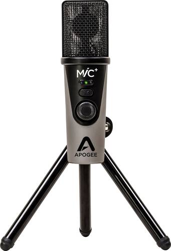 Apogee MiC+ USB-Mikrofon Kabelgebunden inkl. Stativ, inkl. Kabel von Apogee