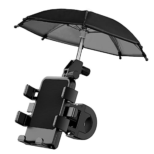Handyhalterung Motorräder Fahrräder Regenschirm Ständer Halterung Wasserdicht Mini Sonnenschirm Wasserdicht Anti-Durchlässigkeit Spielzeug Fahrrad Handyhalterung Für Motorräder Handy Halterung Lenker von Apooke