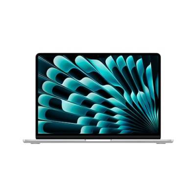 Apple 2024 13" MacBook Air Laptop mit M3 Chip: 13,6" Liquid Retina Display, 8 GB gemeinsamer Arbeitsspeicher, 512 GB SSD Speicher, beleuchtete Tastatur, 1080p FaceTime HD Kamera, Touch ID, Silber von Apple