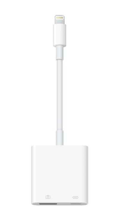 Apple Adapter von Lightning auf USB 3.0 Kamera & Lightning, weiß von Apple