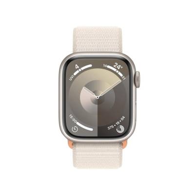 Apple Watch Series 9 (GPS) 45mm Aluminiumgehäuse polarstern, Sport Loop polar... von Apple
