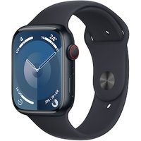 Apple Watch Series 9 LTE 45mm Aluminium Mitternacht Sportarmband Mitternacht S/M von Apple