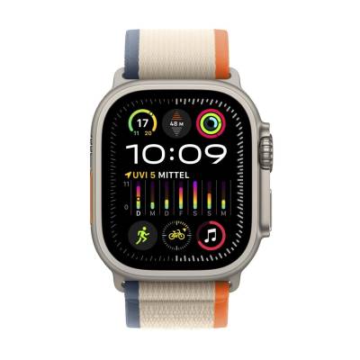 Apple Watch Ultra 2 (GPS + Cellular) 49mm Titaniumgehäuse, Trail Loop orange/... von Apple